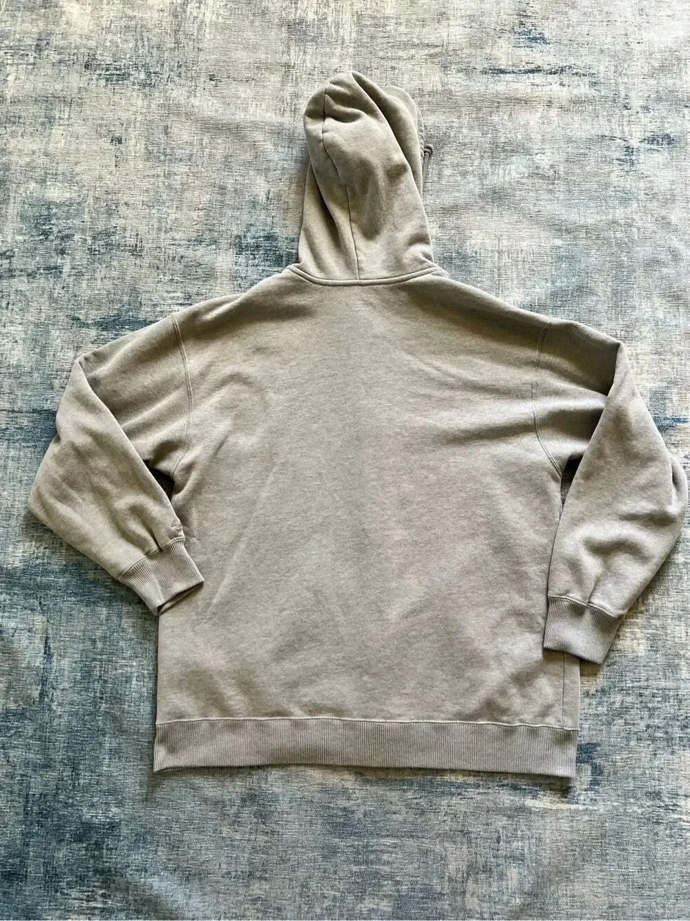 Hollister Heathered Gray Full Zip Hoodie Medium